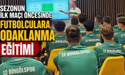 12 Bingölspor Futbolcularına Odaklanma Eğitimi