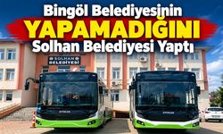 Bingöl Belediyesinin Yapamadığını Solhan Belediyesi Yaptı