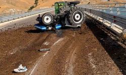Tunceli'de Traktör Devrildi: 1 Yaralı
