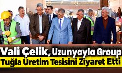 Vali Çelik, Tuğla Üretim Tesisini Ziyaret Etti
