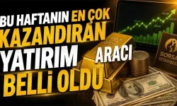 Haftanın en çok kazandıran yatırım aracı hangisi?
