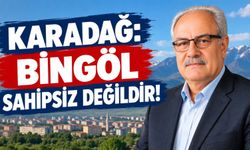 Karadağ: Bingöl sahipsiz değildir!