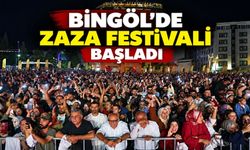 Bingöl'de Zaza Festivali Başladı