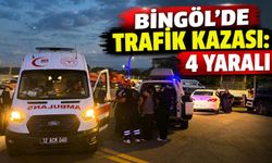 Bingöl’de Trafik Kazası: 4 Yaralı