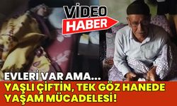 Bingöl’de Yatalak Çiftin Tek Gözlü Evde Yaşam Mücadelesi!