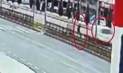 Yaya Geçidinde Ölümden Döndü, O Anlar Kamerada