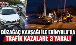 Bingöl'de 2 Trafik Kazası: 3 Yaralı