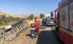 Elazığ’da Tır Şarampole Devrildi: 1 Yaralı