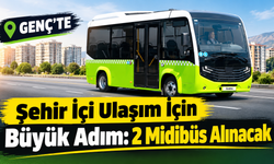 Genç’te Şehir İçi Ulaşım İçin Büyük Adım: 2 Midibüs Alınacak