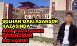 Solhan'da Okulda Asansör Kazasında Ağır Yaralanan Öğrenci Hayatını Kaybetti