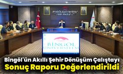Bingöl'ün Akıllı Şehir Dönüşüm Çalıştayı Sonuç Raporu Değerlendirildi