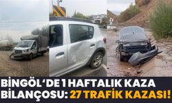 Bingöl'de Son 7 Günde 27 Trafik Kazası!