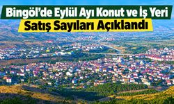 Bingöl’de Eylül Ayı Konut ve İş Yeri Satış Sayıları Açıklandı