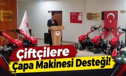 Bingöl’de Ceviz Üreticilerine Çapa Makinesi Desteği!