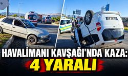 Bingöl Havalimanı Kavşağı'nda Kaza: 4 Yaralı