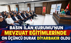Basın İlan Kurumu’nun Mevzuat Eğitimlerinde on üçüncü Durak Diyarbakır Oldu