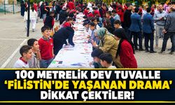 Bingöl’ün İlçesinde Öğrenciler ‘Filistinli Çocuklar İçin’ Çizdi!