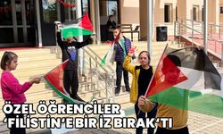 Bingöl’de Özel Öğrencilerin ‘Filistin’e Bir İz Bırak’ Etkinliği