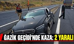 Bingöl Elazığ Yolunda Kaza: 2 Yaralı