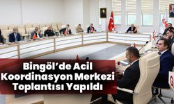 Acil Koordinasyon Merkezi Toplantısı Yapıldı