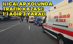 Bingöl Erzurum Yolunda Trafik Kazası: 1'i Ağır 3 Yaralı