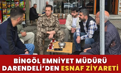 Bingöl Emniyet Müdürü Darendeli’den Esnaf Ziyareti