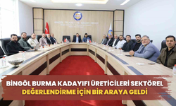 Bingöl Burma Kadayıfı Üreticileri Sektörel Değerlendirme İçin Bir Araya Geldi