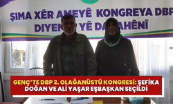 Genç’te DBP 2. Olağanüstü Kongresi: Şefika Doğan ve Ali Yaşar Eşbaşkan Seçildi