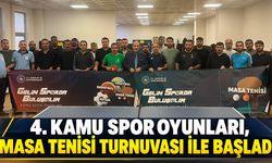 Bingöl’de 4. Kamu Spor Oyunları, Masa Tenisi Turnuvası ile Başladı!