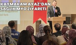 Kaymakam Ayaz’dan Meslek Yüksekokulu’na Ziyaret