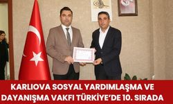 Karlıova Sosyal Yardımlaşma Ve Dayanışma Vakfı Türkiye’de 10. Sırada