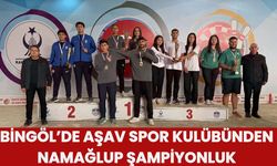 Bingöl’de AŞAV Spor Kulübünden Namağlup Şampiyonluk