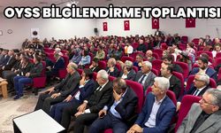 Bingöl'de OYSS Bilgilendirme Toplantısı