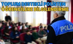 Bingöl’de Toplum Destekli Polisten Öğrencilere Bilgilendirme