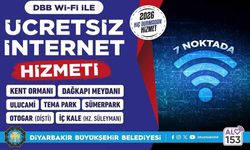 Diyarbakır'da 7 Noktada Ücretsiz İnternet Hizmeti