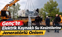 Genç’te Elektrik Kaynaklı Su Kesintilerine Jeneratörlü Önlem
