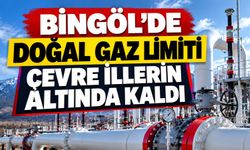 Bingöl’de Doğal Gaz Limiti Çevre İllerin Altında Kaldı