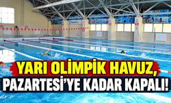 Bingöl’de Yarı Olimpik Havuz Pazartesi Gününe Kadar Kapalı!