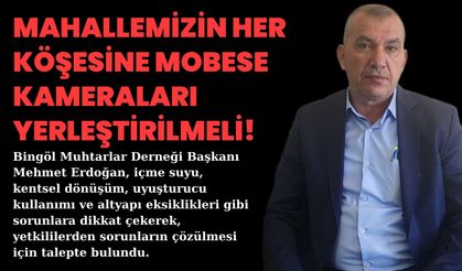 Mahallemizin Her Köşesine MOBESE Kameraları Yerleştirilmeli!