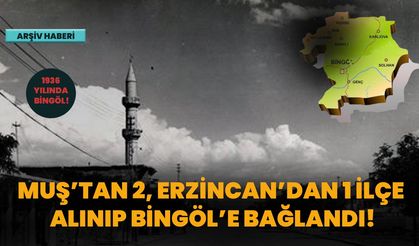 Muş’tan 2, Erzincan’dan 1 İlçe Alınıp Bingöl’e Bağlandı!