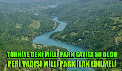 Milli Park Sayısı 50 Oldu, Peri Vadisi De Milli Park İlan Edilmeli!