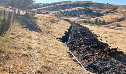 Adaklı'nın Doluçay Köyü'ne İçmesuyu Hattı