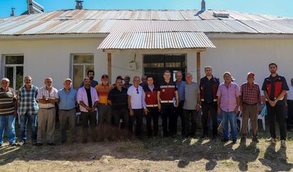 Bingöl Kiğı'da Üreticilerle Biraraya Geldi