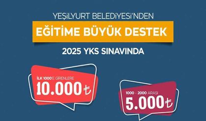 İlçe Belediyesinden YKS'de Dereceye Girenlere Para Ödülü