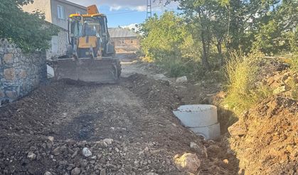 Adaklı’nın Köyünde Kanalizasyon Çalışması