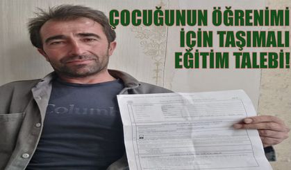 Bingöl’deki Babanın, Çocuğunun Öğrenimi İçin Çağrısı!
