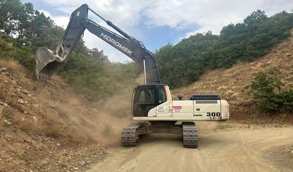 Bingöl’ün İlçesinde Yol Çalışmaları