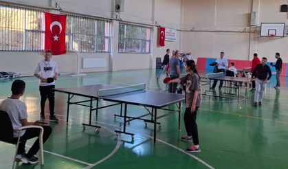 Kiğı’da Masa Tenisi Turnuvası’na Yoğun İlgi
