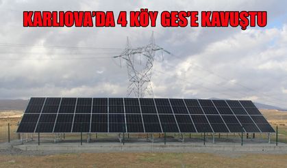 Karlıova’da 4 Köy Güneş Enerji Sistemine Kavuştu