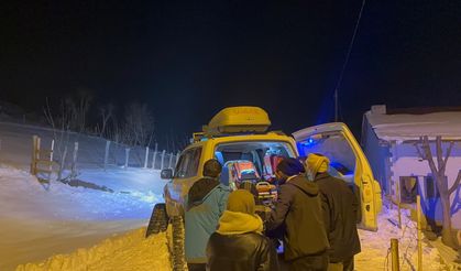 Bingöl'de Paletli Ambulansla Hastaya Ulaştılar